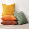 Set di Federe Colorate Arancione e Verde per Divano e Camera da Letto 40 ¡Á 40 cm