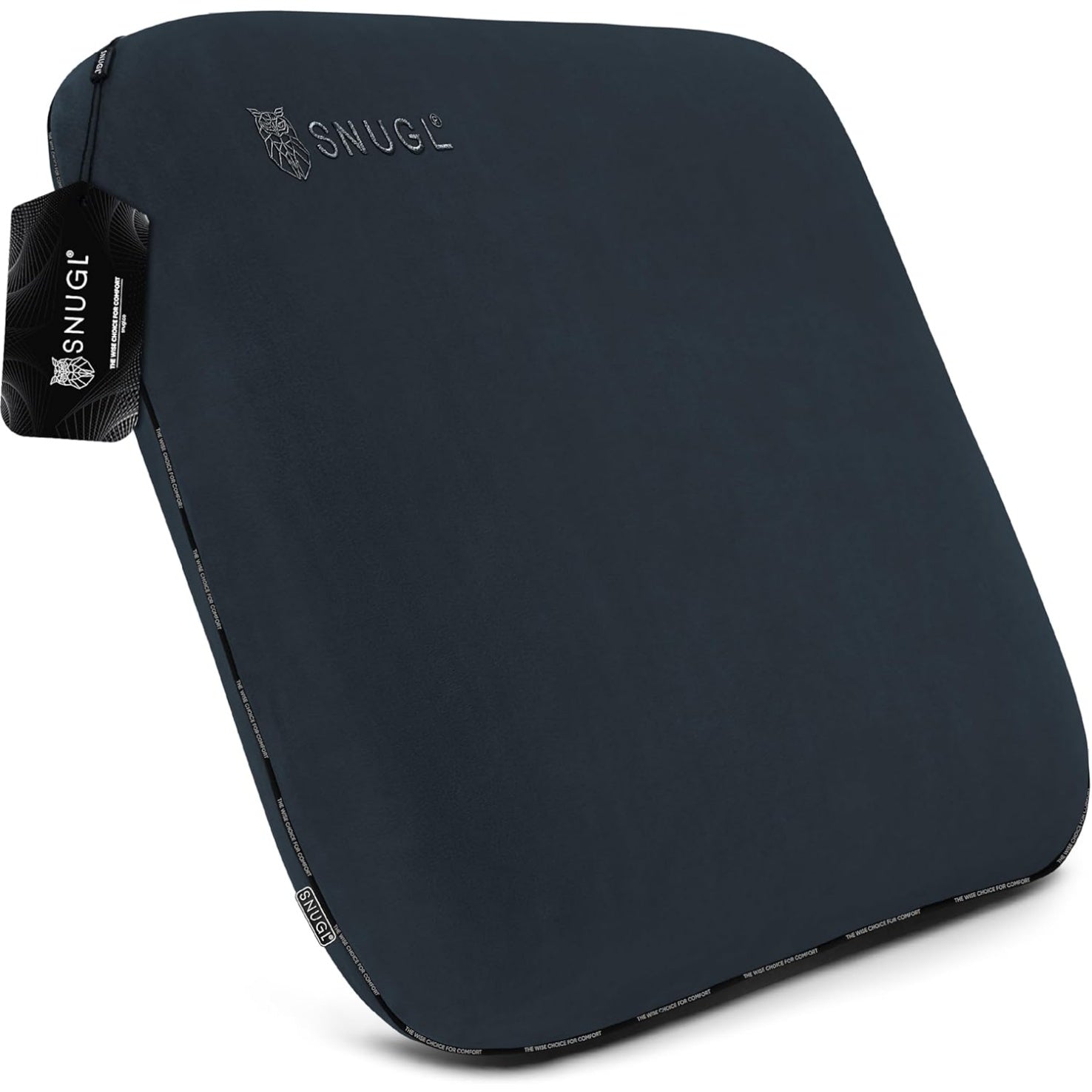 Cuscino in Memory Foam per Divano con Fodera Rimovibile e Lavabile Grigio Scuro